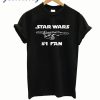 BBT Mens Star Wars #1 Fan Star Trek USS Enterprise T-Shirt Tee