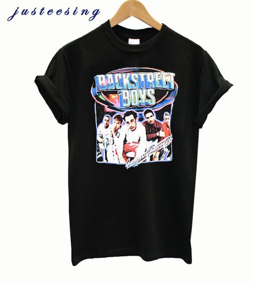 Backstreet Boys Larger Than Life Black T shirt