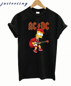 Bart Simpson AC DC Unisex T-Shirt