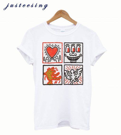 CROSSING LINES UT KEITH HARING T-SHIRT