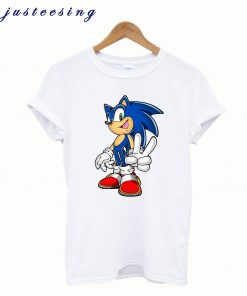 Children Sonic The Hedgehog Boys Girls Tops Cartoon Funny T-Shirts