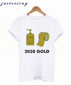 Coronavirus T-Shirt (Golden Toilet Paper and Sanitizer)