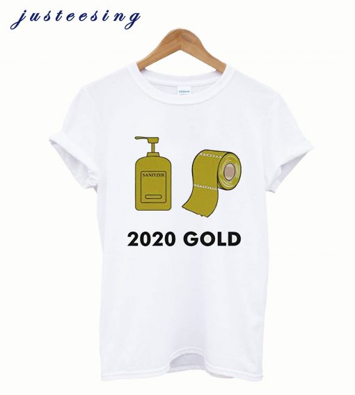 Coronavirus T-Shirt (Golden Toilet Paper and Sanitizer)