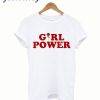 Girl Power T-Shirt Girl Power Rose T-Shirt Women shirt