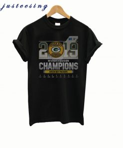 Green Bay Packers 2019 NFC North Division Champions T-Shirt