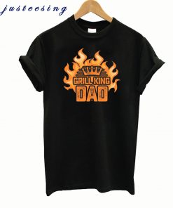 Grill König BBQ Vater Vatertagsgeschenk Vintage t-Shirt