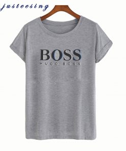 Hugo Boss Grå Langærmet T-shirt