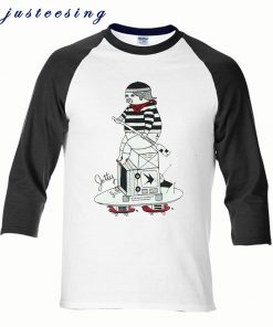 Jetty Captain Carver 34 Sleeve Raglan t-shirt