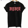 Mens Justin Bieber Red Bieber Logo T-Shirt