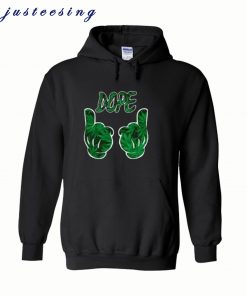 Mickey Mouse Hand Dope Marijuana Hoodie