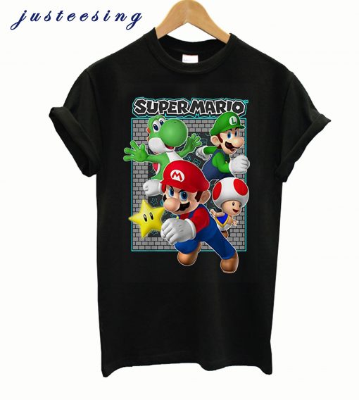 Nintendo Boys' Super Mario Brick T-Shirt