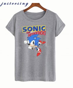 Sonic Hedgehog Shirt Mens Game Costume Poster Character T-Shirt