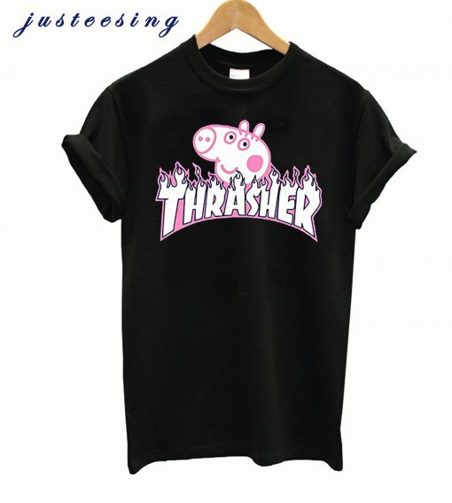 Thrasher Peppa Pig T shirt