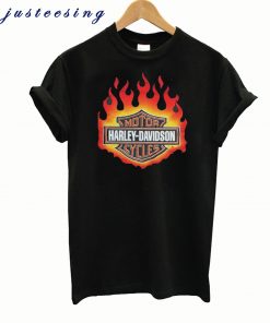 Wild Fire Harley Davidson Logo T Shirt