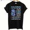 10 things Aquarius your lights out T-shirt
