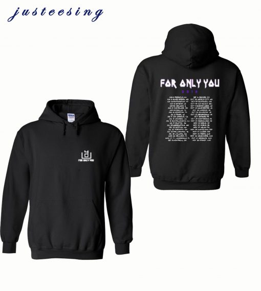 4OU World Tour 2016 Black Front and Back Hoodie