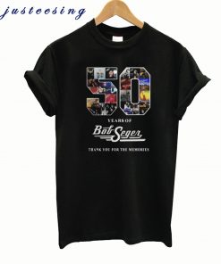 50 Years Of Bog Seger Thank You For The Memories T-shirt