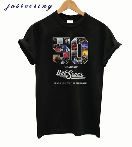 50 Years Of Bog Seger Thank You For The Memories T-shirt