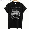 A Girl a Dog and Her Jeep T Shirt