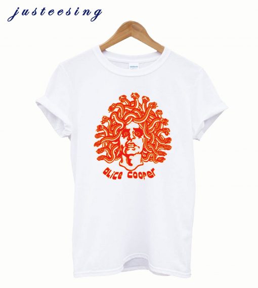 Alice Cooper Medusa Snake Head T-Shirt