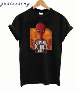 Alien Deadpool Straight Outta Mars T-Shirt