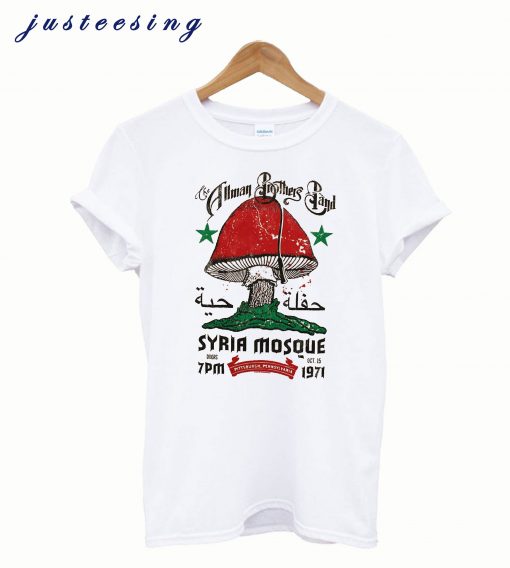 Allman Brothers Band Syria Mosque 1971 T-Shirt