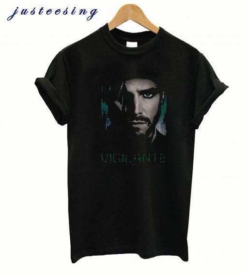 Arrow Shirt Slim Fit V-Neck Good Eye Black T-Shirt