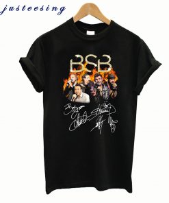 My favorite thing going where I've never been T-ShirtBSB Backstreet Boys members signatures t-shirt