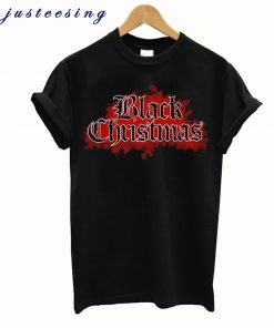 Black Christmas Horror Movie T-Shirt