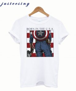 Captain America Born In The USA T-shirt