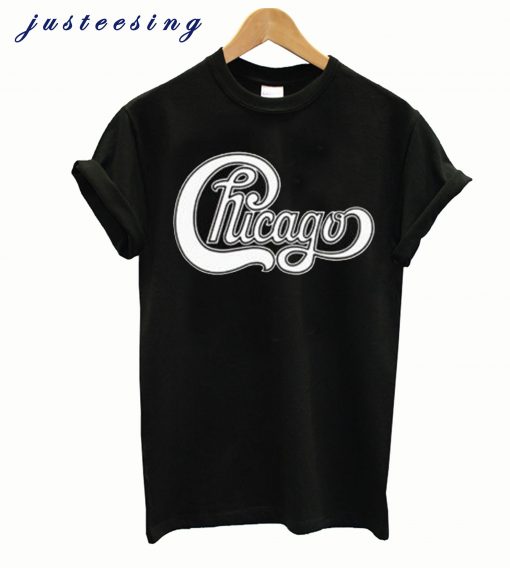 Chicago Rock Band Black Whie T Shirt