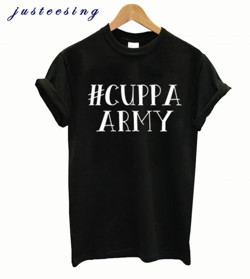 Cuppa Army Black T-Shirt