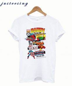 Daddy You are My Superhero Fathers Day Gift T-Shirt