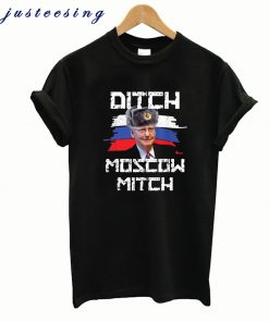 Ditch Moscow Mitch Russia Flag Version T Shirt