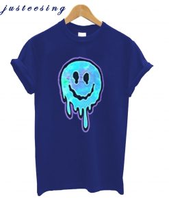 Dripping Smiley Face Dripping Smiley Face Unisex adult T-ShirtUnisex adult T-Shirt