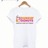 Dunkin Donut America Runs On DunkinT-Shirt