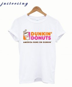 Dunkin Donut America Runs On DunkinT-Shirt