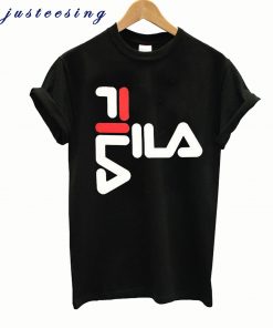 FILA Anthony Mens Black T- Shirt