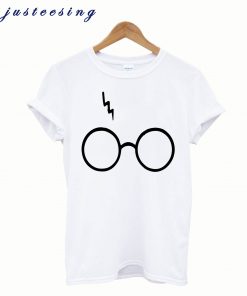 Harry Potter LightninHarry Potter Lightning Glasses T-Shirtg Glasses T-Shirt