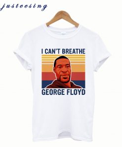 Icant breathe george floyd vintage t-shirt