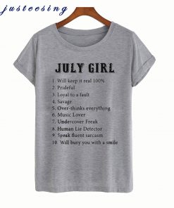 July Girl T shirt