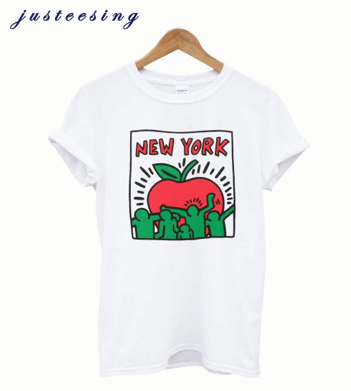Keith Haring Big Apple T shirt