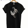 Korn Band Skeleton Sign Bone Logo T-Shirt