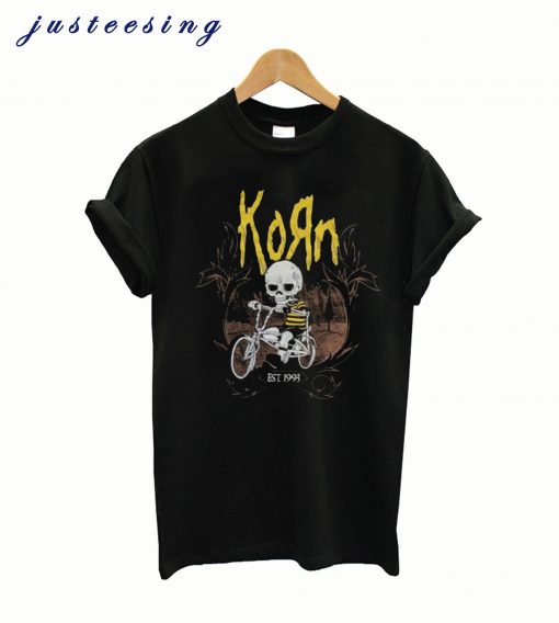 Korn – Skull On Bike T-Shirt