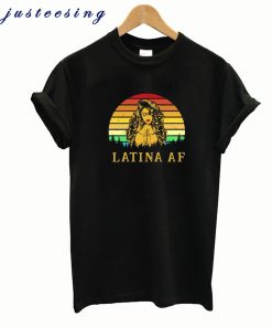 Latina AF Retro Sun T Shirt