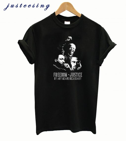 Mandela, Martin Luther King Malcolm t shirt