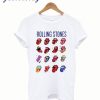 Rolling Stones Stadium Tongue Tour T Shirt