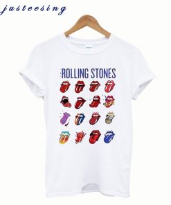 Rolling Stones Stadium Tongue Tour T Shirt