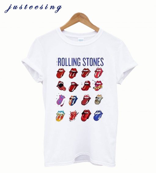 Rolling Stones Stadium Tongue Tour T Shirt