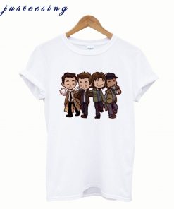 Supernatural Characters Cartoon T shirt